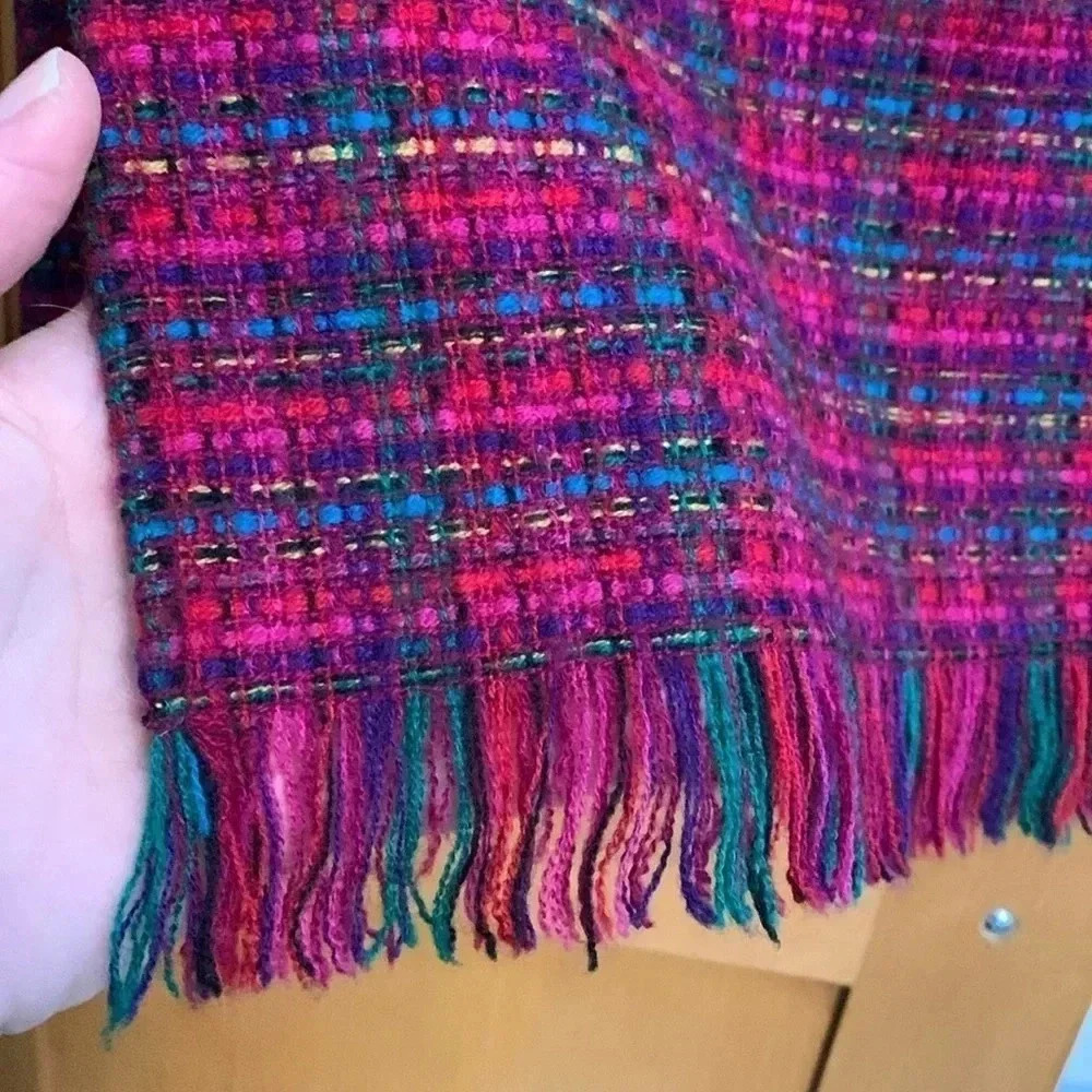 plaid winter  scarf